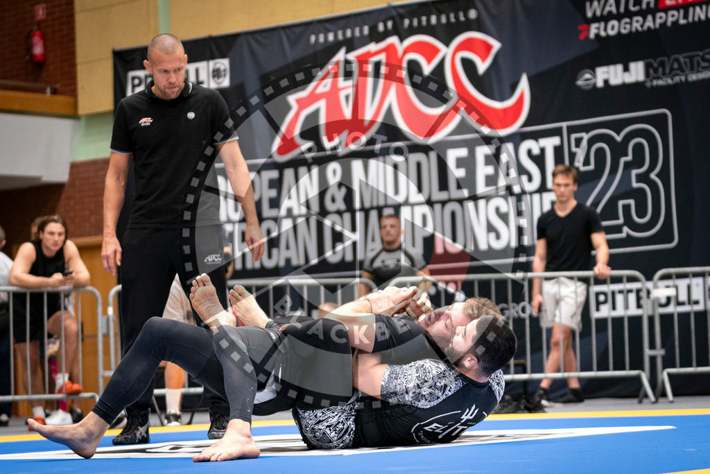 20230916PBB2051 | Fighters compete during the grappling tournement ADCC Trials (European, Middle East and African Championship) in Warsaw, Poland, on September 16, 2023.