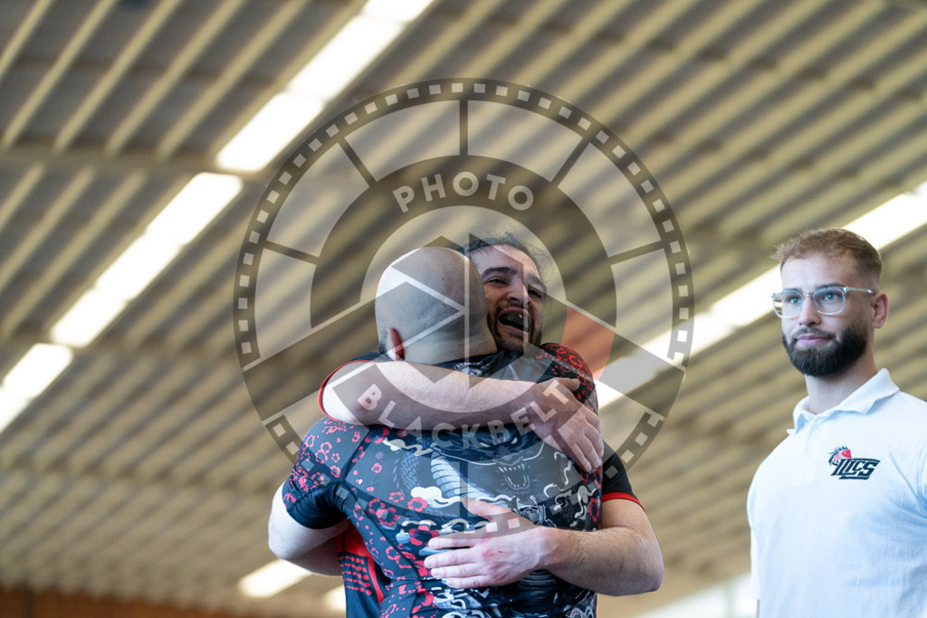 20250329PBB5287 | Fighters compete during the International Luta Livre (ILLCS) Germany IX Spring 2025 Competition spring on March 29, 2025 in Hannover, Germany.© Chiara Dazi