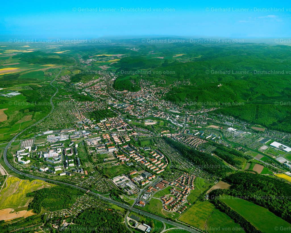 2801527 | Blick über Eisenach und den Thüringer Wald in Richtung Osten