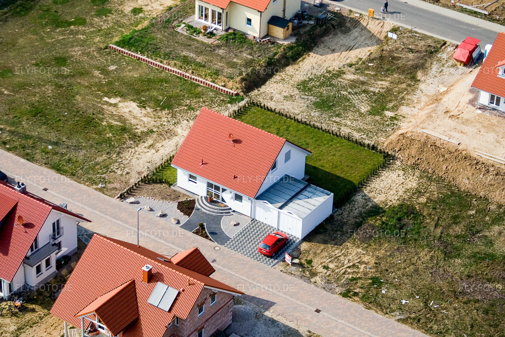 Luftbild: Schaidt, Neubaugebiet NO im Ortsteil Schaidt in Wörth im Bundesland Rheinland-Pfalz in Deutschland. Foto: IMG_5529.jpg vom 15.03.2007 durch Werner Riehm/FLY-FOTO.de
