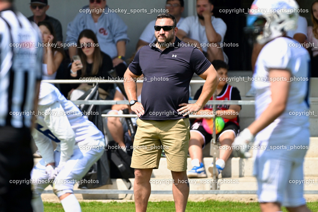 Carinthian Lions vs. Cineplexx Blue Devils | Carinthian Lions vs. Cineplexx Blue Devils, Carinthian Lions vs. Cineplexx Blue Devils am 09.06.2025 in Klagenfurt (ASV Sportplatz), Austria, (Photo by Bernd Stefan)