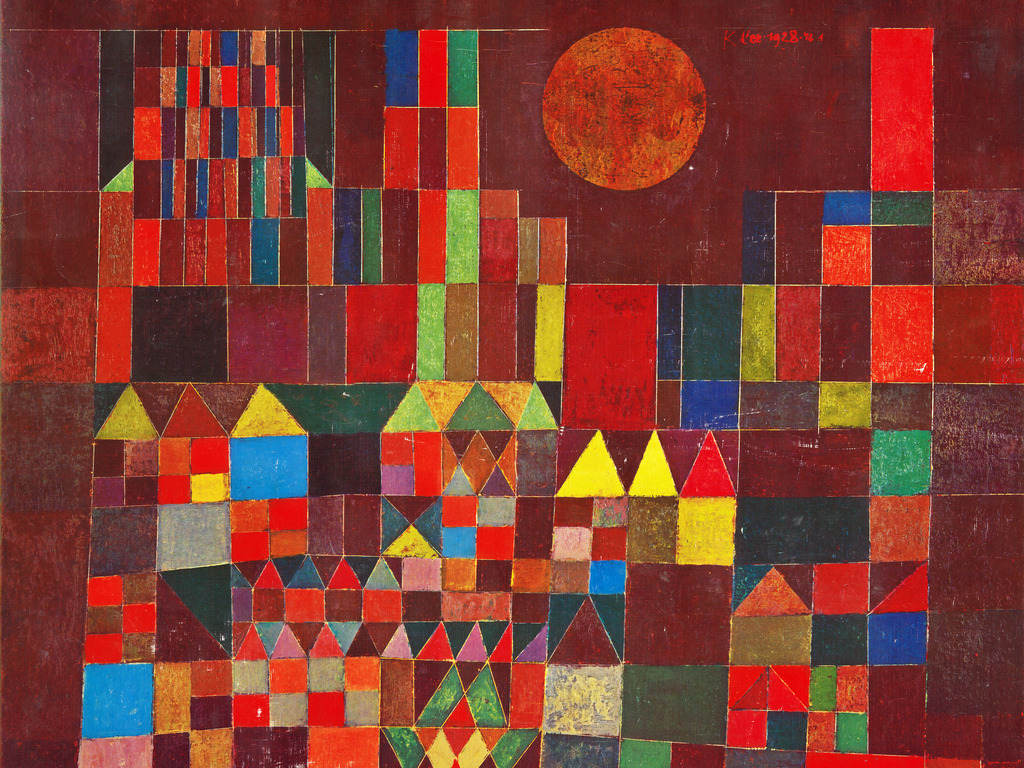 2502024 - Paul Klee - Burg und Sonne | Moderne Wandbilder auf Leinwand, Acylglas, Alu-Dibond oder als Poster. Tauchen Sie ein in die Welt KI-generierter Kunstwerke - entdecken Sie hochwertige Kunstdrucke unserer Gemälde, Illustrationen und fotorealistischen Motive.