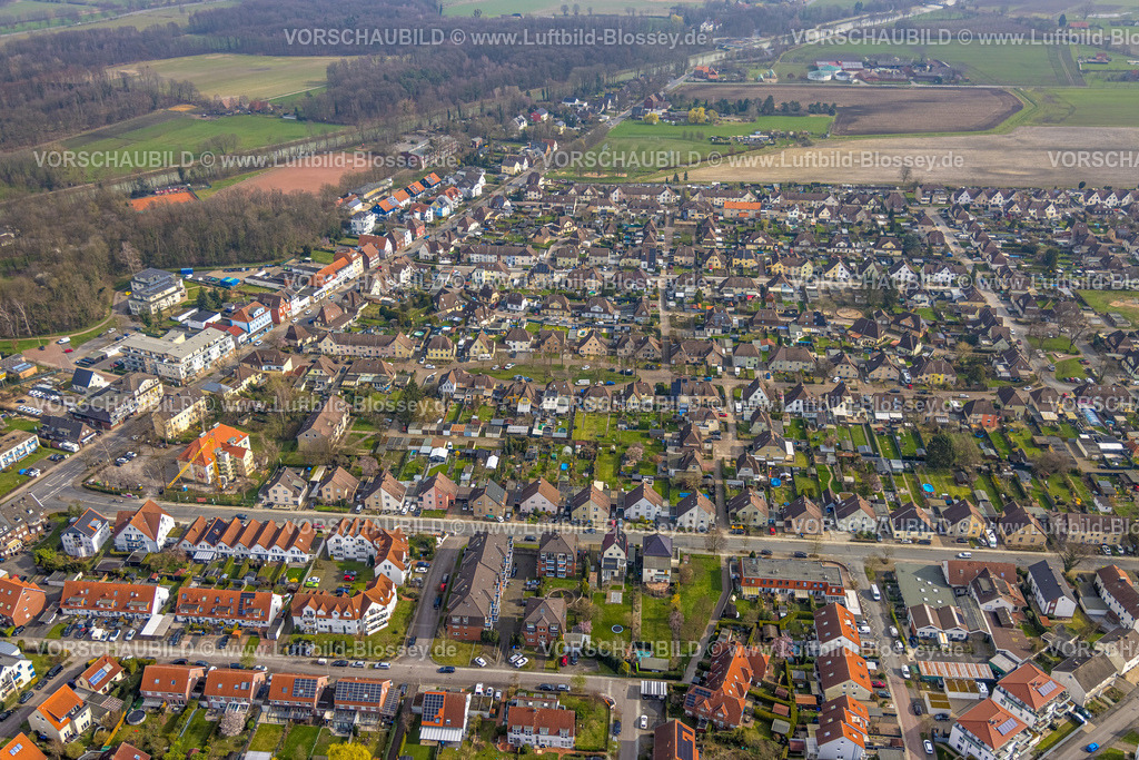 Hamm240306026 | Luftbild, Wohngebiet Ortsansicht Ortsteil Werries, Uentrop, Hamm, Ruhrgebiet, Nordrhein-Westfalen, Deutschland