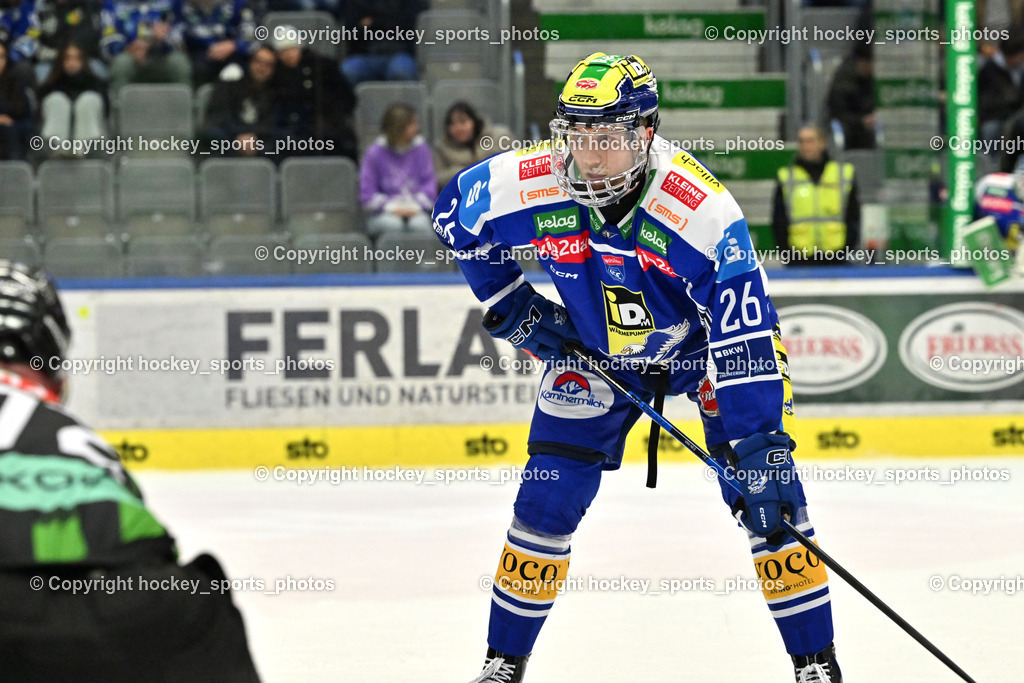 EC IDM WÄRMEPUMPEN VSV vs. Steinbach Black Wings Linz | #26 Guus van Nes EC VSV, EC IDM WÄRMEPUMPEN VSV vs. Steinbach Black Wings Linz, EC IDM WÄRMEPUMPEN VSV vs. Steinbach Black Wings Linz am 04.03.2026 in Villach (Stadthalle Villach), Austria, (Photo by Bernd Stefan)