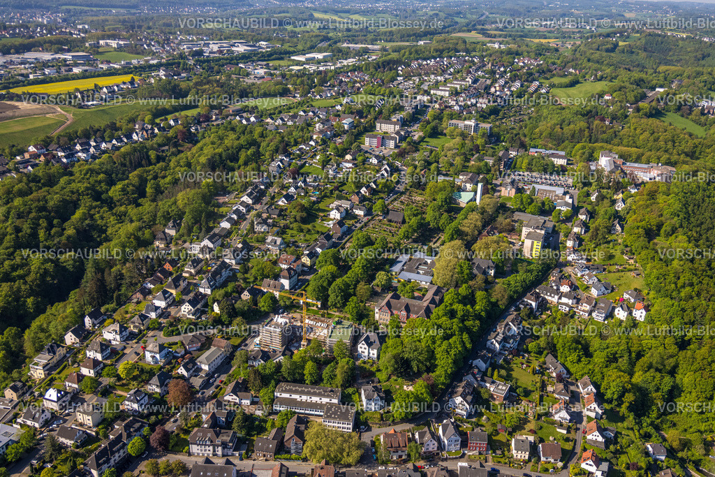 Wetter240503710 | Luftbild, Klinikgelände, Orthopädische Klinik, Volmarstein, Wetter, Ruhrgebiet, Nordrhein-Westfalen, Deutschland