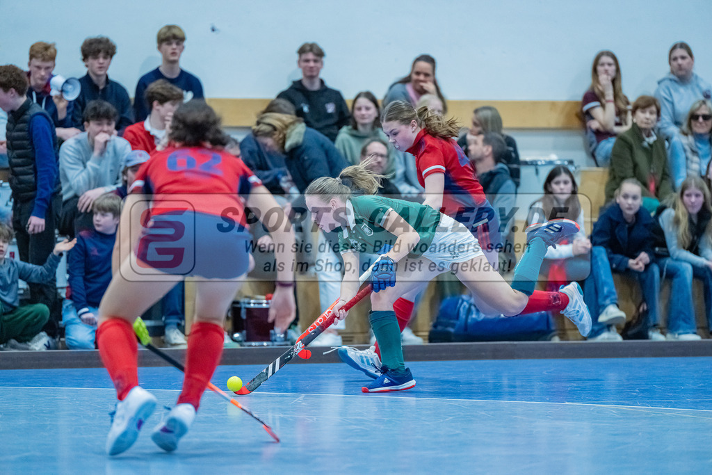 HK_20240303_109143 | Spiel um Platz 3 Deutsche Meisterschaft WU16 am 3.3.2024 Halle DHC, Düsseldorf ,