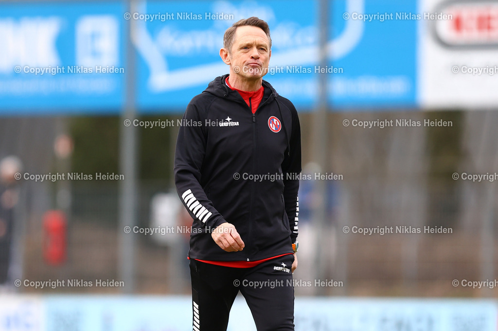 NH_FCEiintrachtNorderstedt_FCStPauliU23_RegionalligaNord_08032026 | Jörn Großkopf (Trainer, FC Eintracht Norderstedt)Fußball I Herren I Regionalliga Nord I Saison 2025-2026 I 25. Spieltag I FC Eintracht Norderstedt - FC St. Pauli I 08.03.2026 I Edmund-Plambeck-Stadion