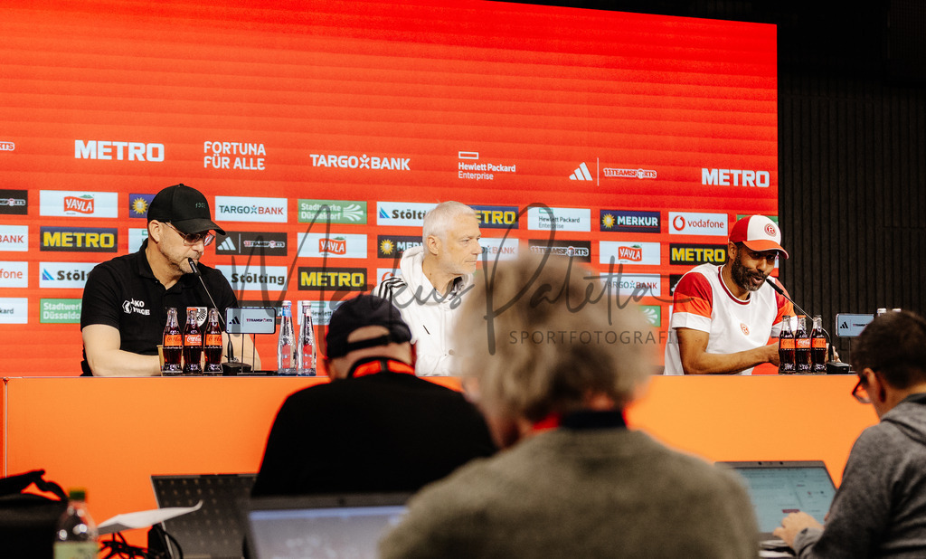 2. Bundesliga, Saison 2024/25, 28. Spieltag: Fortuna Düsseldorf - SC Preußen Münster | Düsseldorf, 05.04.2025: 2. Bundesliga, 28. Spieltag, Fortuna Düsseldorf gegen SC Preußen Münster in der Merkur Spiel-Arena in Düsseldorf. Foto: sportfotografie.ms | Markus Paletta - Realisiert mit Pictrs.com