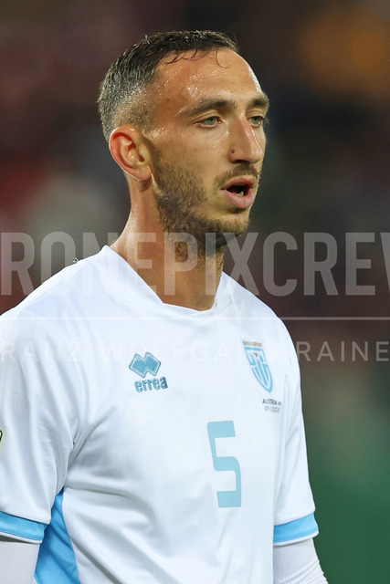 UEFA Europa League 2025/26: SK Sturm Graz vs SK Brann | Graz, Austria, 29.JAN.26 - SOCCER - UEFA Europa League, SK Sturm Graz vs SK Brann Bergen. The image shows Michele Cevoli (SMR).