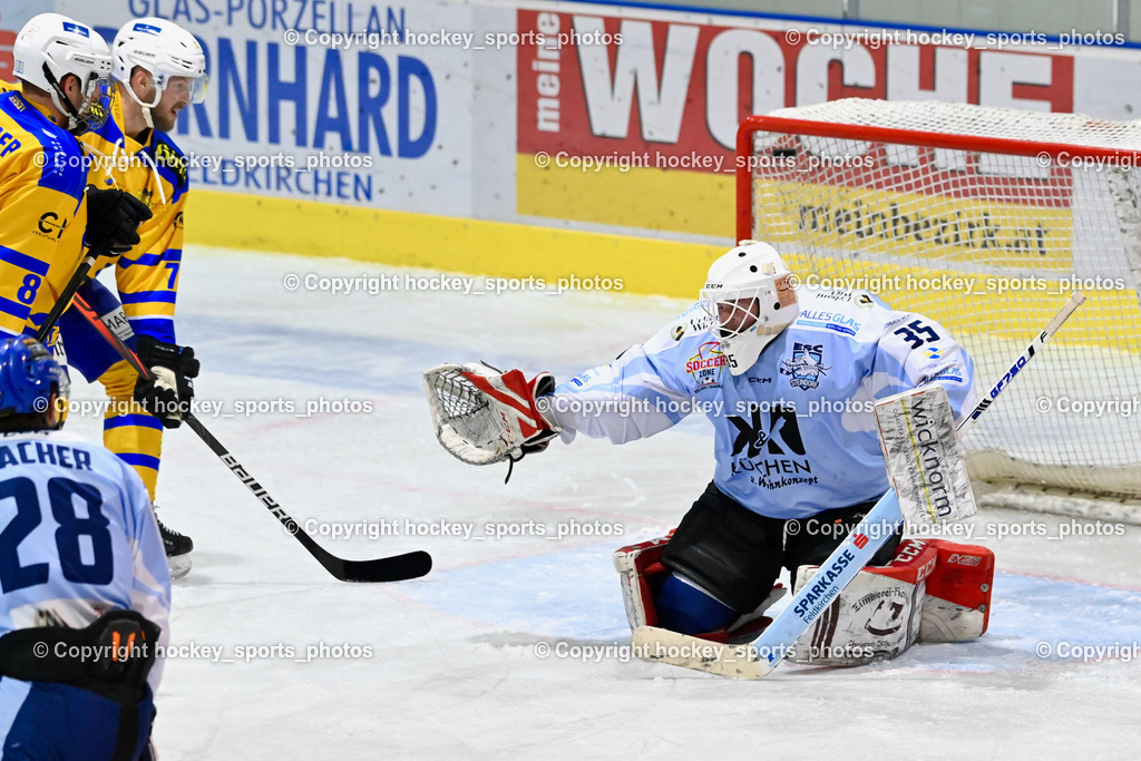 ESC Steindorf vs. EHC Althofen 22.2.2023 | #35 Mayrobnig Marco, Tor EHC Althofen