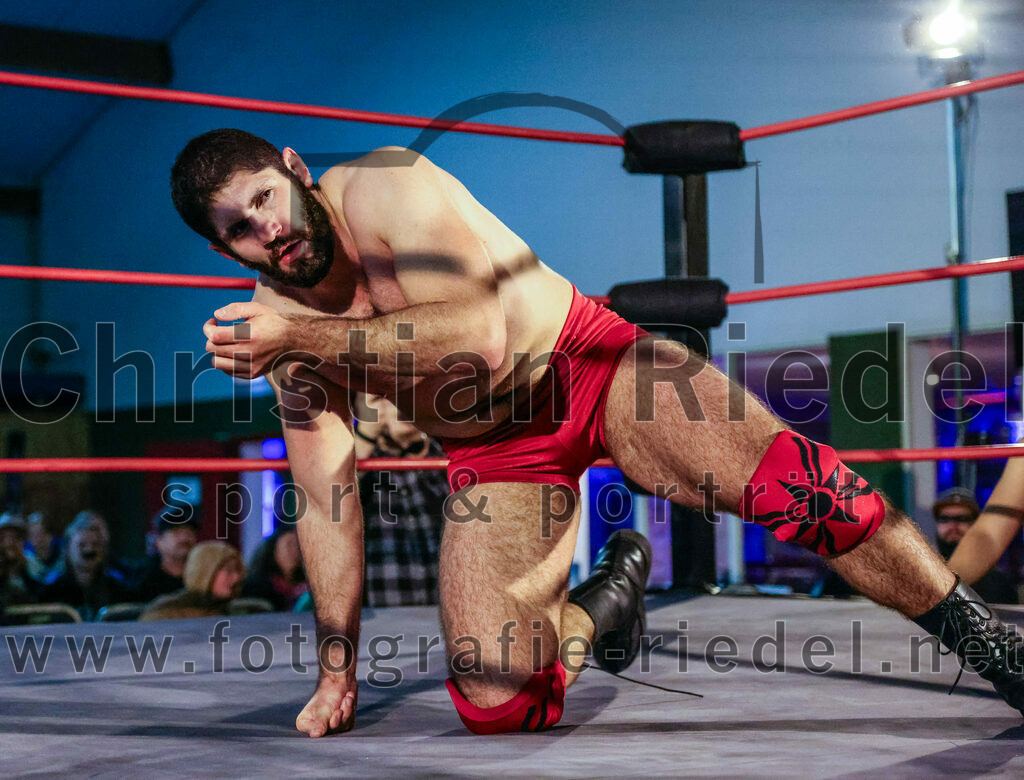 2023-11-11_118_Erding_Wrestlingshow | Erding, Deutschland, 11.11.2023:
Wrestling, Saison 2023, EWS Wrestling ERDING

Foto: Christian Riedel / fotografie-riedel.net