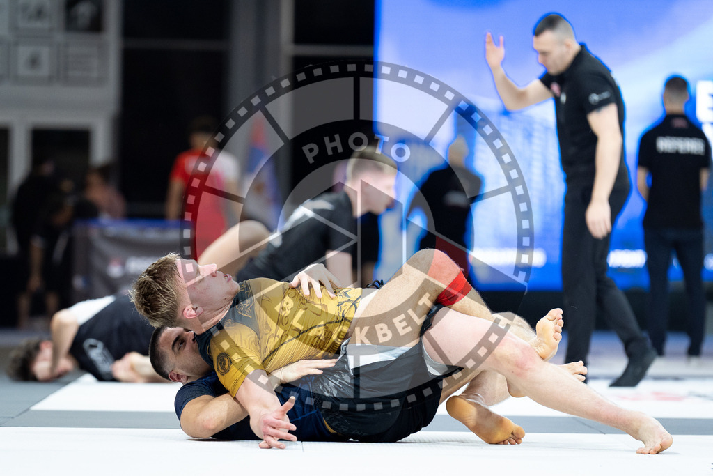 20260214PBB1200 | Fighters compete during the ADCC European Trials  competition day 1 in Belgrade, Serbia, on February 14, 2026.