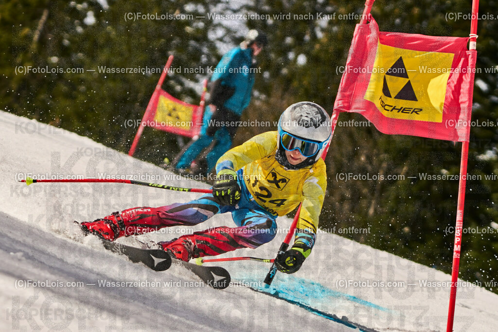 ALP5750_Steir-KINDER-LM_RTL_Loser_Hierzegger Lenny | (C)FotoLois.com, Alois Spandl. SteirerSki KINDER-Cup Riesentorlauf-Landesmeisterschaft am Sandling/Loser in Altaussee, So 25. Februar 2024.