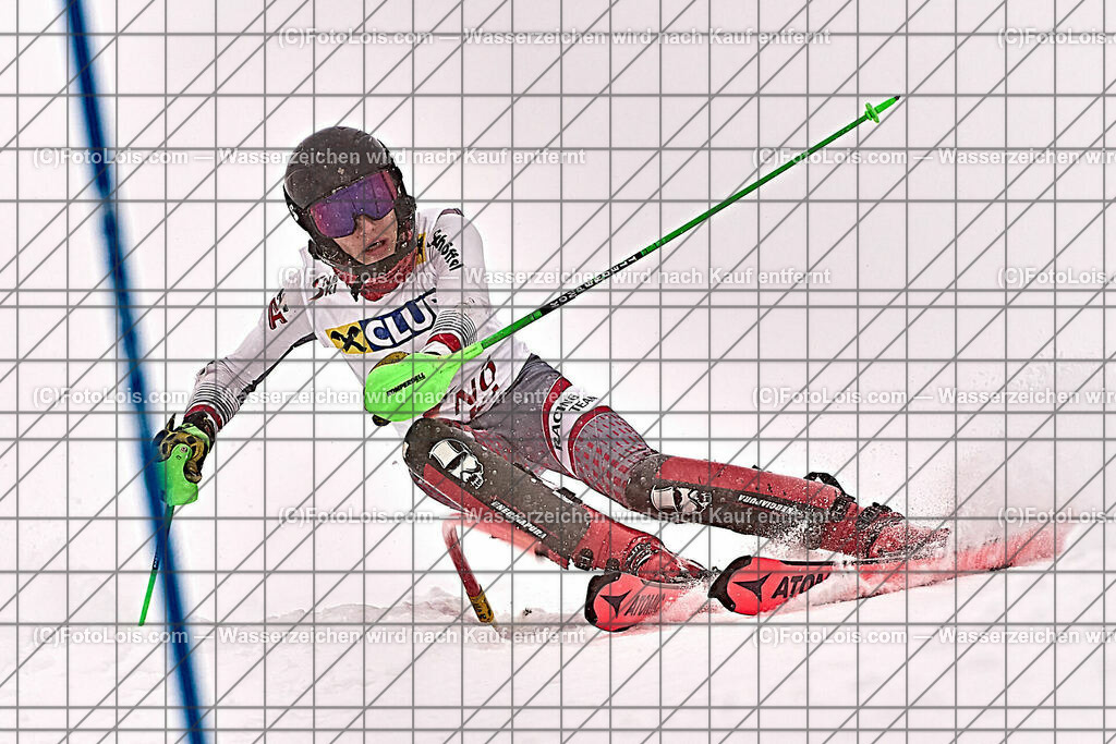 ALP1803_NW-OAC-SL-I_Hochkar_Luschnik Julian | (C)FotoLois.com, Alois Spandl. NÖ Raiffeisen-Club NachwuchsCup & OstalpenCup, Hochkar, Slalom, So 7. Januar 2024.