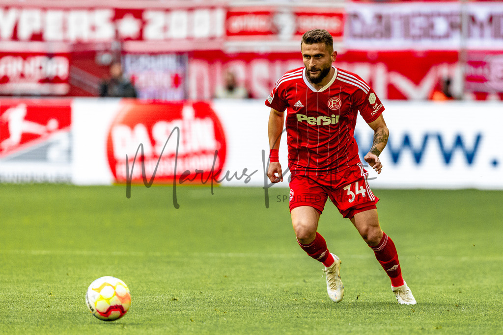 Fortuna Düsseldorf vs. Karlsruher SC | Düsseldorf, 30.04.2023: 2. Bundesliga, 30. Spieltag, Fortuna Düsseldorf gegen Karlsruher SC in der Merkur Arena in Düsseldorf. Foto: sportfotografie.ms | Markus Paletta - Realisiert mit Pictrs.com
