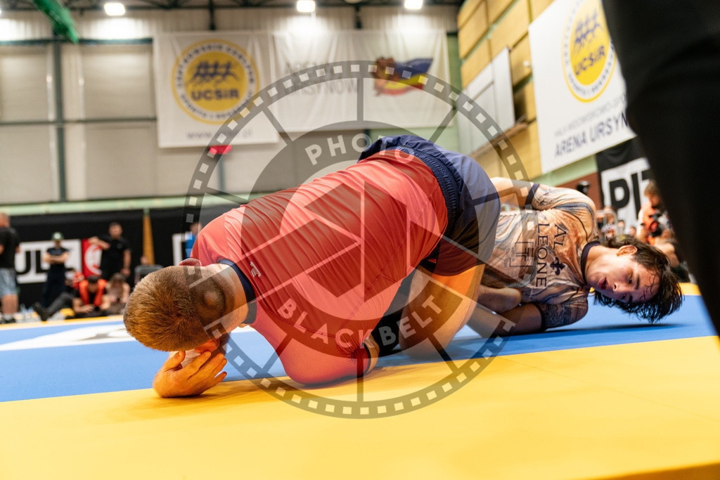 20230916PBB7357 | Fighters compete during the grappling tournement ADCC Trials (European, Middle East and African Championship) in Warsaw, Poland, on September 16, 2023.