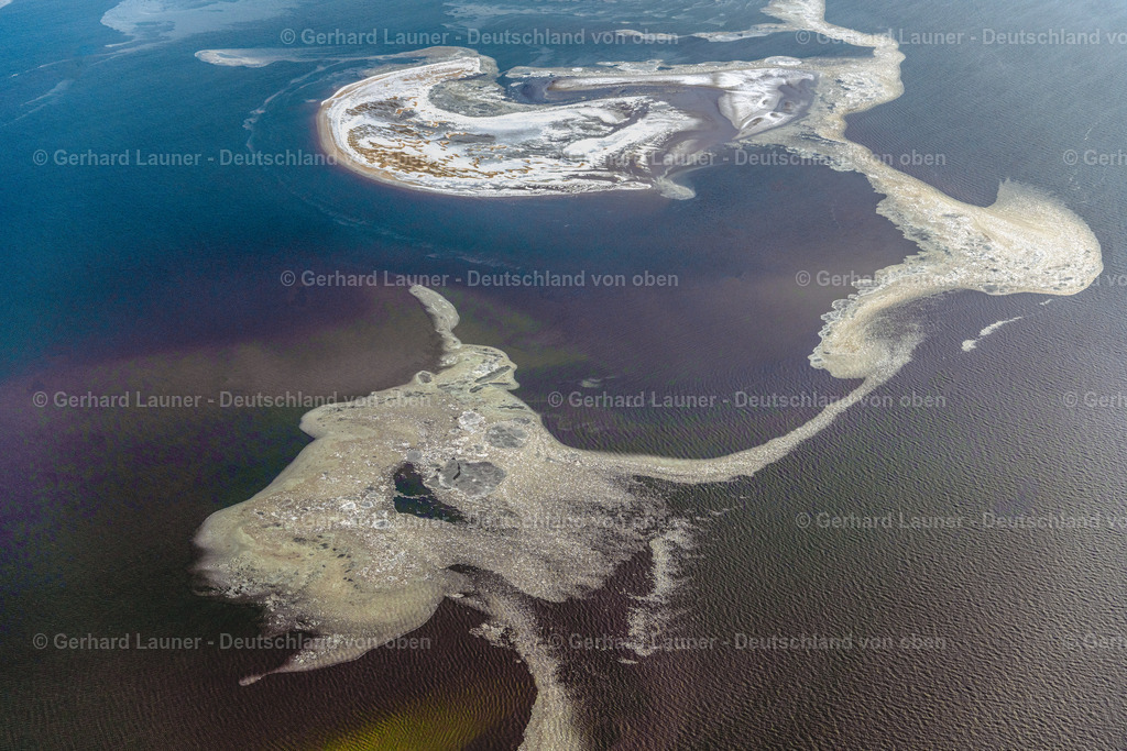 4044424 | Eisstrukturen im Wattenmeer bei Scharhörn, Nationalpark Hamburgisches Wattenmeer