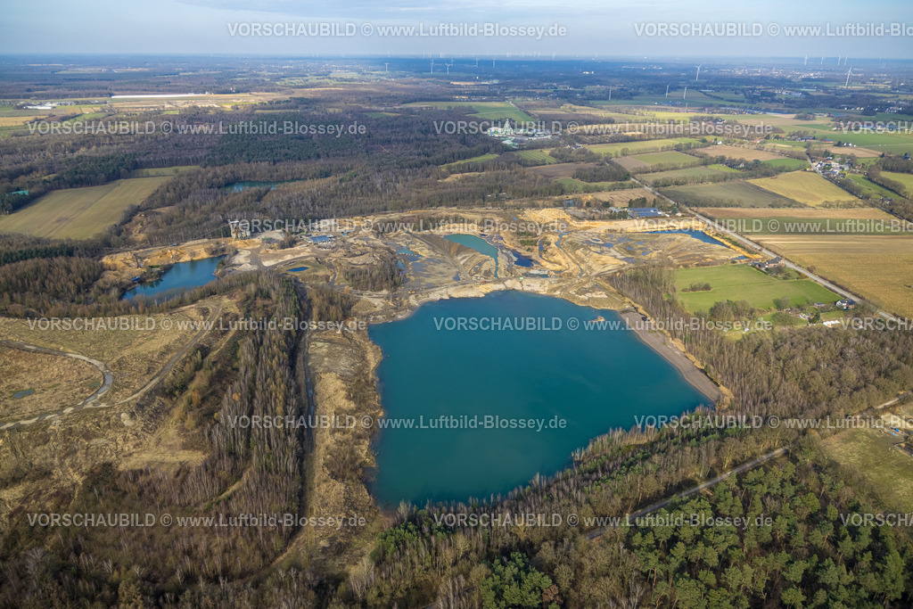 Bottrop250202133Kirchhellen | Luftbild, Kirchhellen-Nord-West, Bottrop, Ruhrgebiet, Nordrhein-Westfalen, Deutschland
