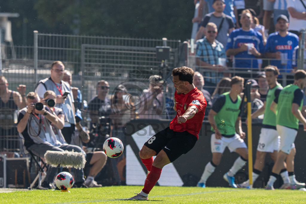Stuttgarter Kickers vs. SG Sonnenhof Großaspach, Fussball, WFV-Pokal, Finale, 23.05.2026 | Niklas Pollex (SG Sonnenhof Großaspach, #18),Stuttgarter Kickers vs. SG Sonnenhof Großaspach, Fussball, WFV-Pokal, Finale, 23.05.2026