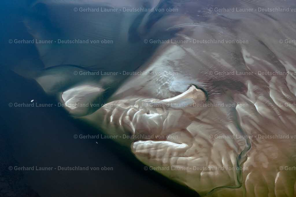 3801723 | Wattstrukturen zw. Syltund Föhr, Nationalpark Schleswig-Holsteinisches Wattenmeer