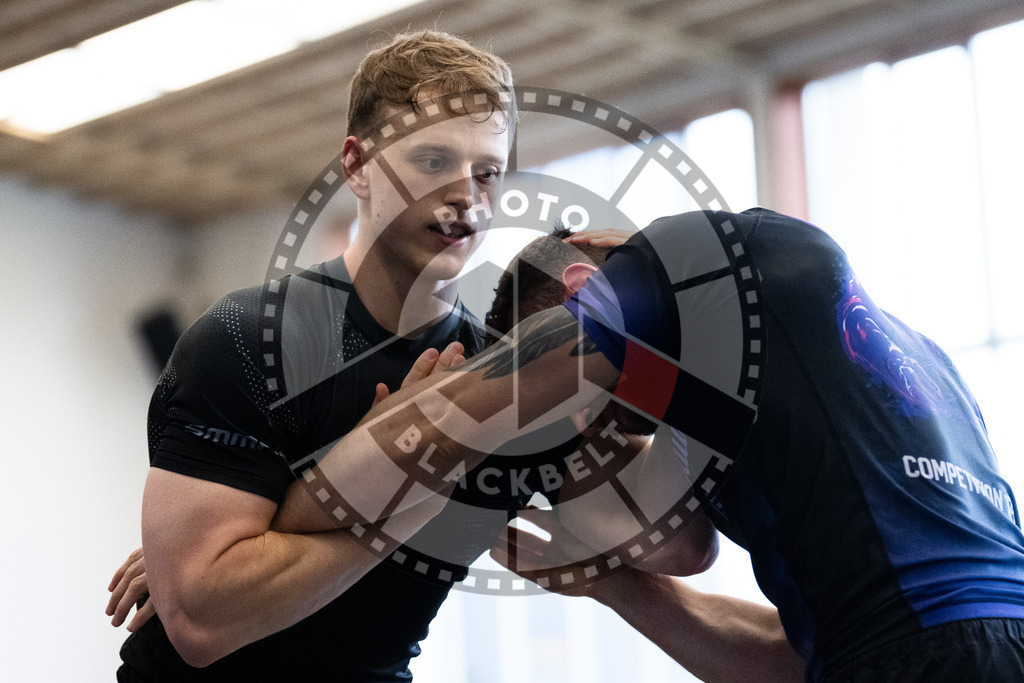 20251129PBB5797 | Fighters compete during the luta livre competition ILLCS XI winter edition on November 29, 2025 in Hannover, Germany.