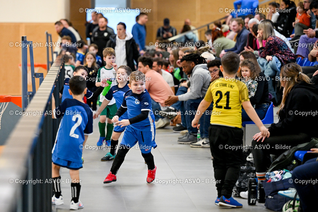 ASVÖ_ Fussballturnier SV Gallneukirchen_ 08.02.2025-96 | 08.02.2025, Gallneukirchen, AUT, ASVÖ, Fussball Nachwuchs Hallenturnier 2025, SV Gallneukirchen im Bild Teilnehmer U 7©Harald Dostal / fodo.media - Realisiert mit Pictrs.com