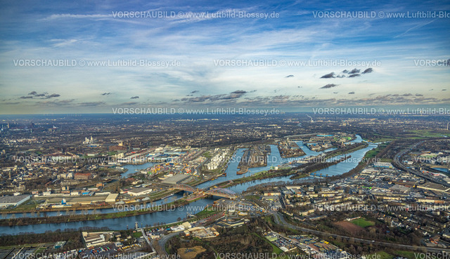 Duisburg230100888 | Luftbild, Duisburg Hafen Ruhrort mit Ölinsel, Kohleninsel und Schrottinsel, geplantes Containerterminal auf Kohleninsel, Ruhrort, Duisburg, Ruhrgebiet, Nordrhein-Westfalen, Deutschland