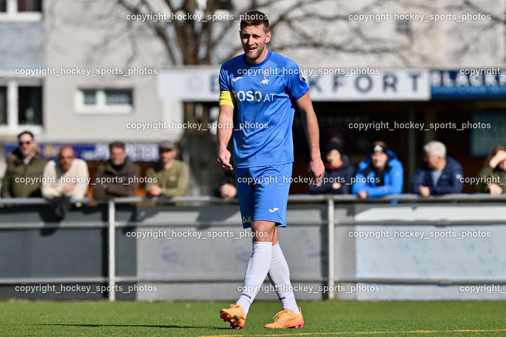 SAK vs. Dellach Gail | #22 Leo Ejup SAK, SAK vs. Dellach Gail, SAK vs. Dellach Gail am 22.03.2025 in Klagenfurt (Sportpark Welzenegg), Austria, (Photo by Bernd Stefan)