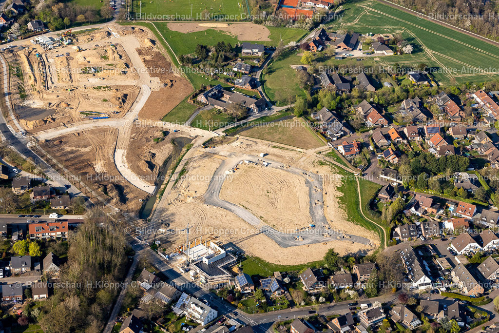 Luftbilder Geldern-9417 | Luftbild Baustelle mit Erschließungs - und Erdaufschüttungs- Arbeiten an der Dreihöfeweg, Grunewaldstraße, Baugebiet „Lüssfeld“ in Geldern im Bundesland Nordrhein-Westfalen, Deutschland - Realisiert mit Pictrs.com