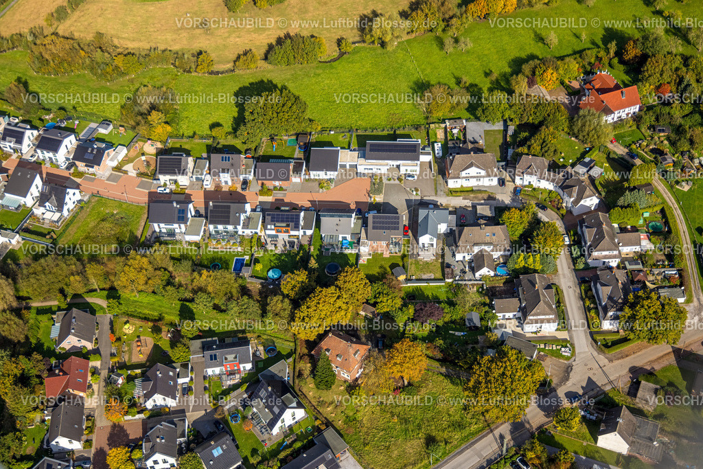 Hamm241008051 | Luftbild, Einfamilienhäuser Wohnsiedlung Schwarzdornweg, Uentrop, Hamm, Ruhrgebiet, Nordrhein-Westfalen, Deutschland