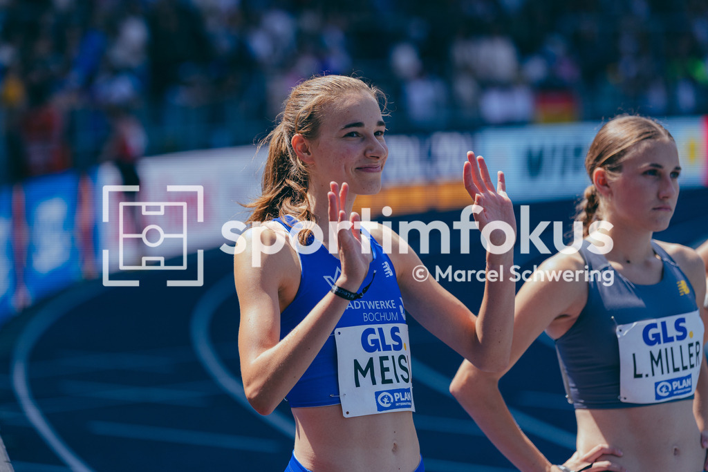 Deutsche Meisterschaften der Frauen und Männer 2026 | Verena Meisl, TV Wattenscheid 01, 1500-Meter-Lauf, Halbfinale, Deutsche Meisterschaften der Frauen und Männer 2026, Lohrheidestadion Bochum-Wattenscheid, 25.07.2026. Foto: Marcel Schwering / sportimfokus - Realisiert mit Pictrs.com