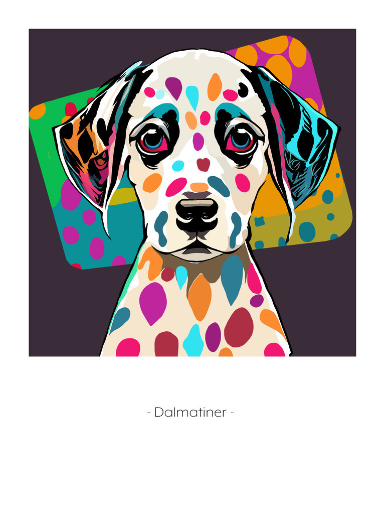 Dalmatiner | Illustrationen, digitalpainting, animals, dogs, hunde, art, Kunst, Illustrationsart, Bielefeld, Germany - Realisiert mit Pictrs.com
