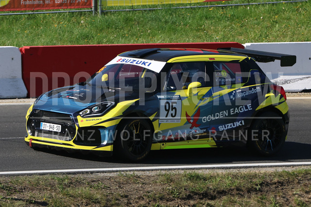 FIA European Hill Climb Championship – Rechberg 2026 | FIA European Hill Climb Championship at Rechberg, held from 24 to 26 April 2026 near Tulwitz, Styria, Austria. The image shows Valdet KAÇANDOLLI (KOS) Suzuki Swift N5-R.