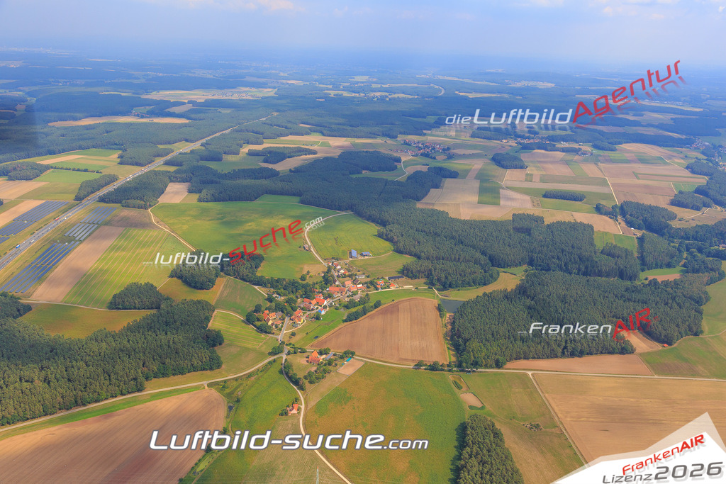Luftbild von  Heilsbronn - Luftaufnahme wurde 2015 von https://frankenair.de mittels Flugzeug (keine Drohne) erstellt - die Geschenkidee