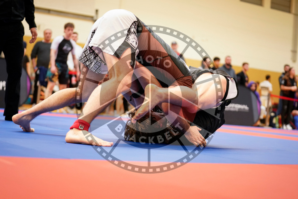 20240203PBB09632 | Fighters compete during the Brazilian Jiu-Jitsu Championship of the AJP Tour in Maintal by Frankfurt am Main, Germany, on February 2, 2024.