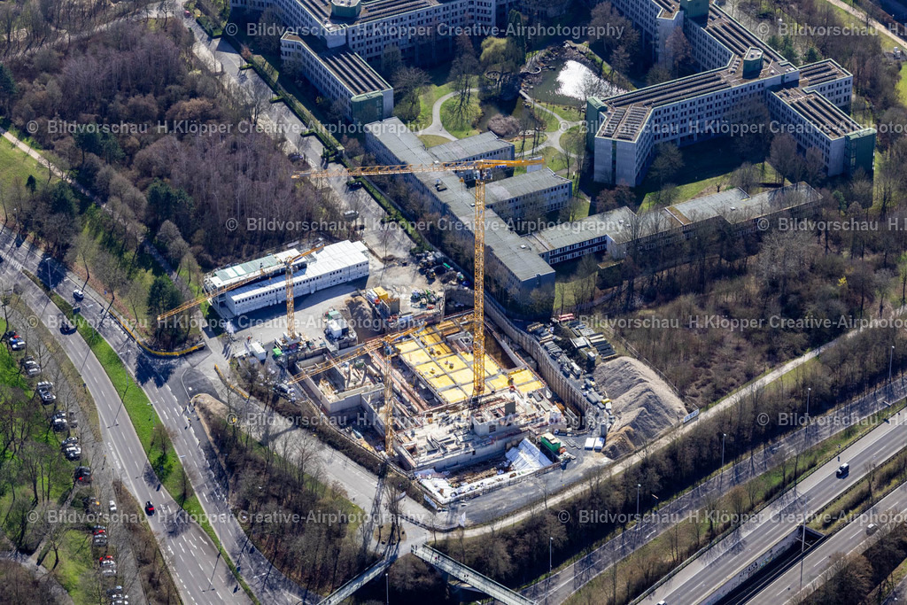 Luftbilder Bonn-0158 | Luftbildfotografie Baustelle zum Neubau " EZMW-Campus " an der Carlo-Schmid-Straße in Bonn im Bundesland Nordrhein-Westfalen, Deutschlan - Realisiert mit Pictrs.com