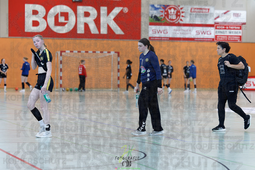 Quali-Turnier JBL wJA; HC Rödertal - HSG Kleenhein/Langgöns | Quali-Turnier JBL wJA; HC Rödertal - HSG Kleenhein/Langgöns am 31.05.2025 in Oberkleen (Weidig-Halle)Photo © 2025 - Jörg Heinrich - Realisiert mit Pictrs.com