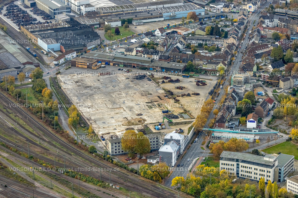 Hamm221012086 | Luftbild, Baustelle Baugebiet zwischen Wilhelmstraße und Banningstraße, Mitte, Hamm, Ruhrgebiet, Nordrhein-Westfalen, Deutschland