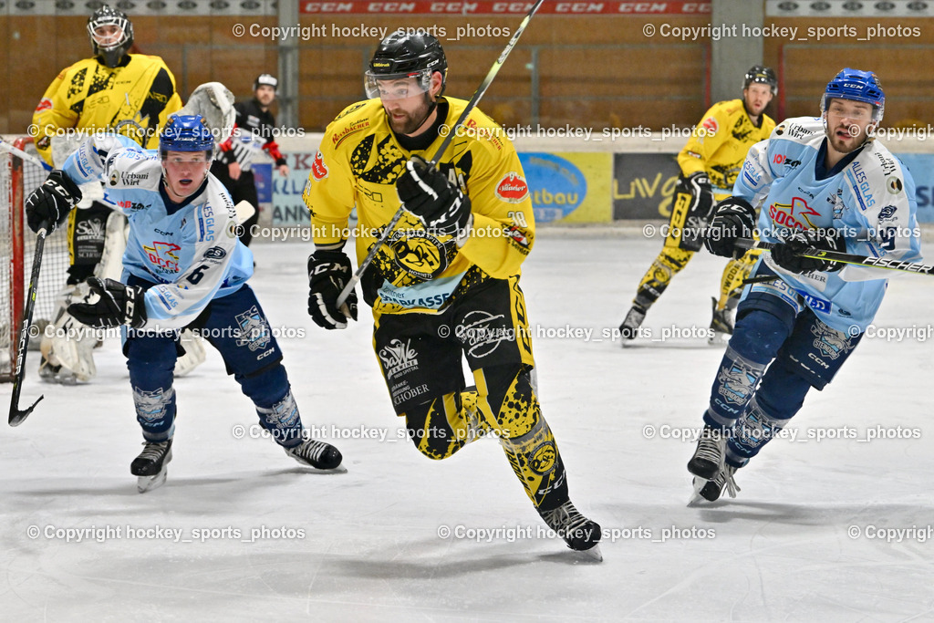 EC Spittal Hornets vs. ESC Steindorf 7.12.2022 | #6 Ropatsch Patrick, #38 Zorec Marco, #19 Friedrich Lukas