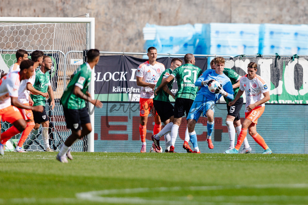 2. Bundesliga, Saison 2025/26, 5. Spieltag : SC Preußen Münster - Fortuna Düsseldorf | Münster, 14.09.2025: 2. Bundesliga, 5. Spieltag, SC Preußen Münster gegen Fortuna Düsseldorf im LVM-Preußenstadion in Münster. Foto: sportfotografie.ms | Markus Paletta - Realisiert mit Pictrs.com