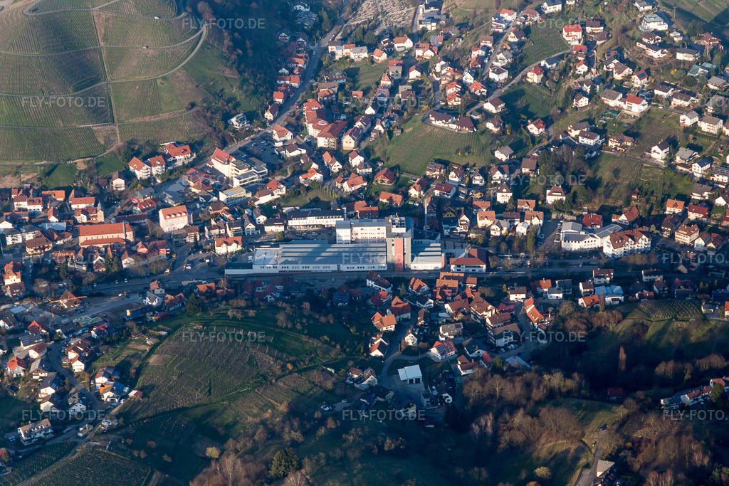 Luftbild: Robert Bosch GmbH Werk Bühlertal im Ortsteil Untertal in Bühlertal im Bundesland Baden-Württemberg in Deutschland. Foto: IMG_097724.jpg vom 16.03.2017 durch Werner Riehm/FLY-FOTO.de