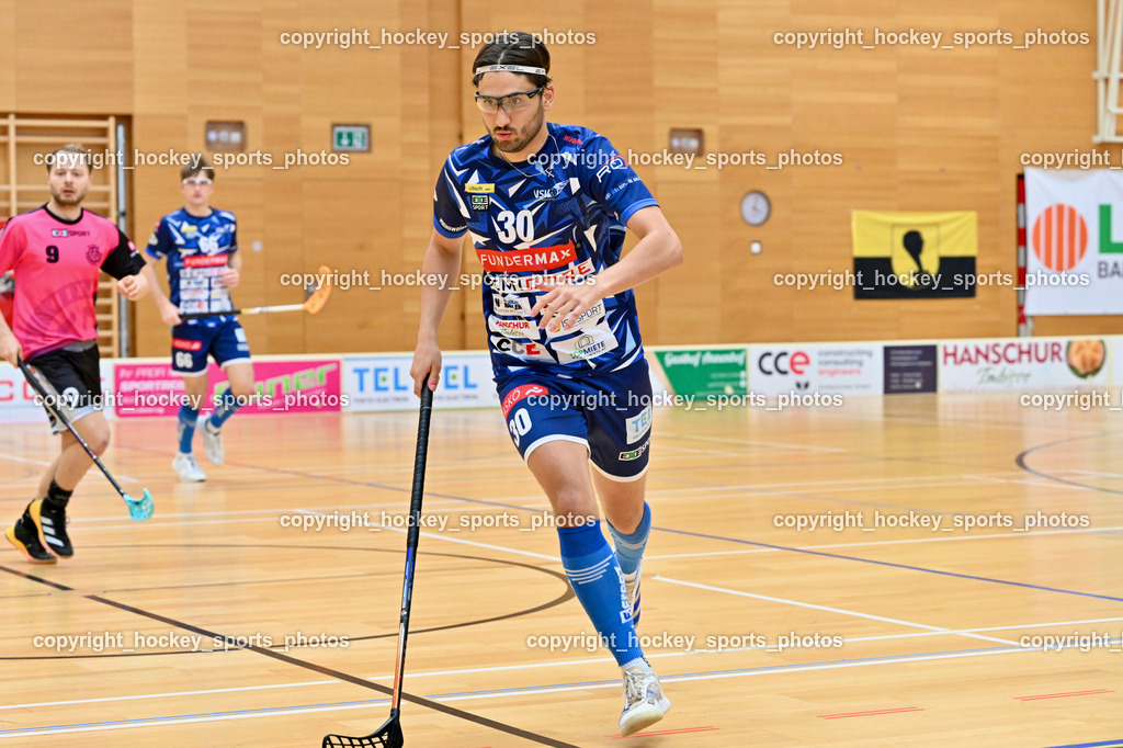 VSV Unihockey vs. Wiener Floorball Verein | #30 Christoph Steiner VSV Unihockey, VSV Unihockey vs. Wiener Floorball Verein, VSV Unihockey vs. Wiener Floorball Verein am 18.05.2025 in Villach (Ballspielhalle St. Martin), Austria, (Photo by Bernd Stefan)