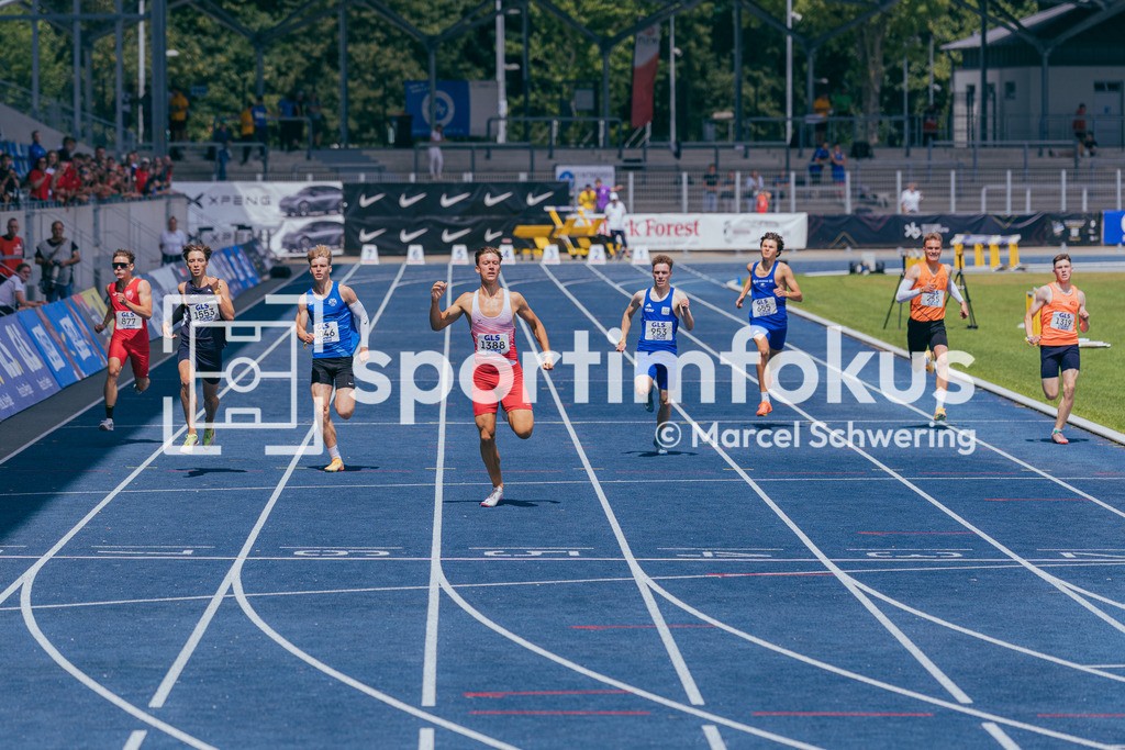 DM U23 U18 Bochum 2026 | Niklas Stephan (SV Lok Blankenburg 1949), Startnummer 1388, 400-Meter-Lauf, Deutsche Meisterschaften der U18 &amp; U23 2026, Lohrheidestadion Bochum-Wattenscheid, 04.07.2026 Foto: Marcel Schwering / sportimfokus - Realisiert mit Pictrs.com