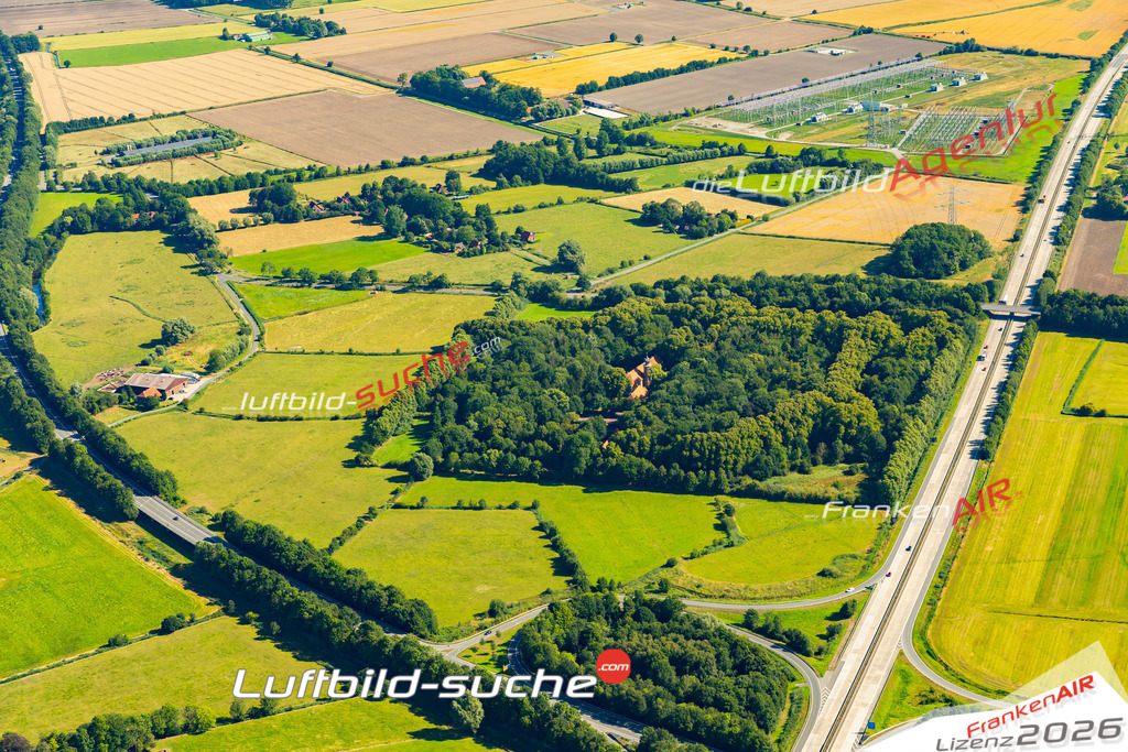 Aktuelles Luftbild von Fedderwarden Wilhelmshaven - Die Luftaufnahme wurde 2022 mittels UL-Flugzeug erstellt ( keine Drohne ) - hochauflösende Kamera-Systeme von  Canon -Beste Qualität - Für grossformatige Ausdrucke geeignet. Die Geschenkidee !