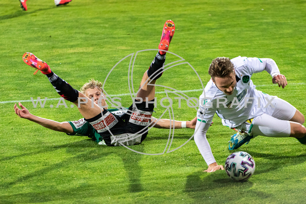SV Ried vs Fc Wacker Innsbruck | RIED,AUSTRIA,17.JUL.20 - SOCCER - HPYBET 2. Liga, SV Ried vs FC Wacker Innsbruck. Image shows Marco Gruell (Ried) and Thomas Kofler (Wacker).
Photo: SMP/Andreas Willdoner