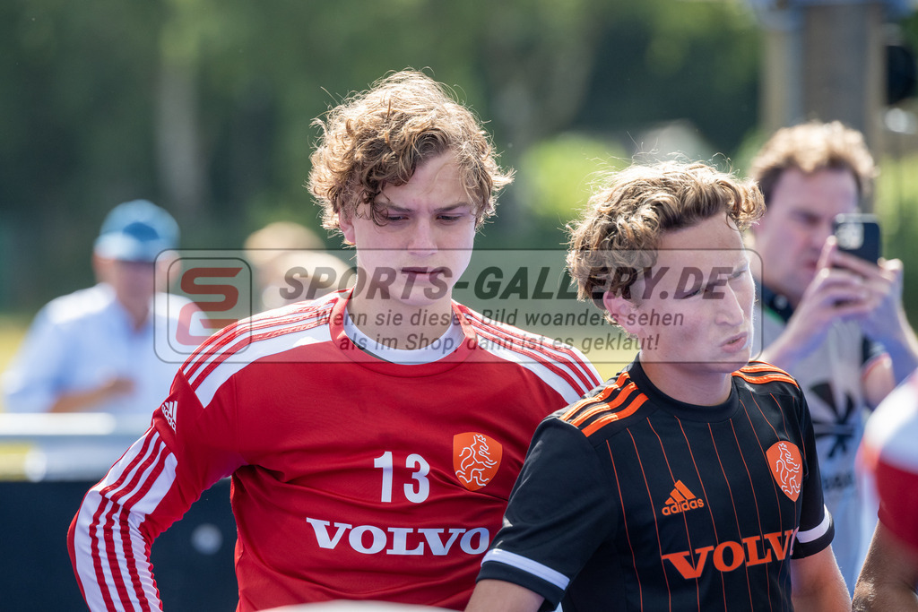 SFE_20230716_0099 | EuroHockey EM U18 Boys 3th 4th Netherlands vs Spain am 16.07.2023 in Krefeld (Gerd-Wellen-Hockeyanlage), Photo: Stephan Fehrmann 2023 (Sports-Gallery)