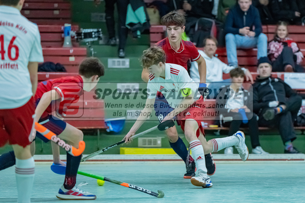 HK_20240225_108564 | Spiel um Platz 5 Deutsche Meisterschaft MU14 am 25.2.2024 Halle RW Köln, Köln ,