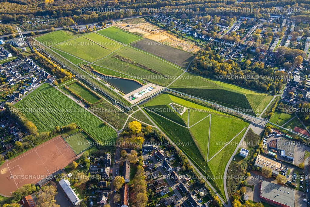 Gelsenkirchen221102287noerdlich | Luftbild, Glückauf Park Hassel, Park des Wandels, Hassel, Gelsenkirchen, Ruhrgebiet, Nordrhein-Westfalen, Deutschland