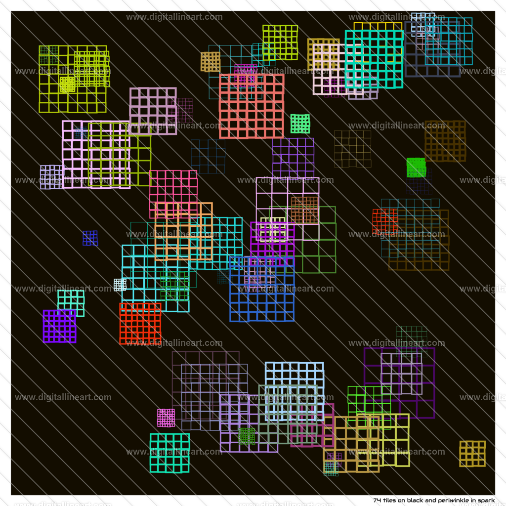 74-tiles-black-and-periwinkle-in-spark | digitallineart - Realisiert mit Pictrs.com