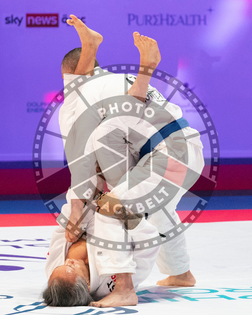 20231106PBB3000 | Fighters compete during the AJP World Master Championship in the Mubadala Arena in Abu Dhabi, Arab United Emirates, on November 6, 2023.
